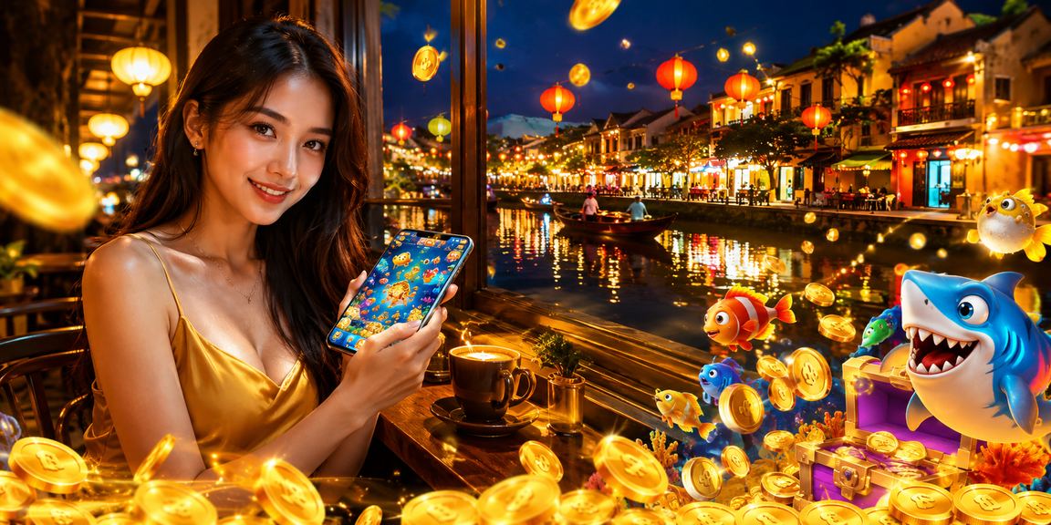 Người dùng Hà Nội thưởng thức cà phê và trải nghiệm game bắn cá trực tuyến