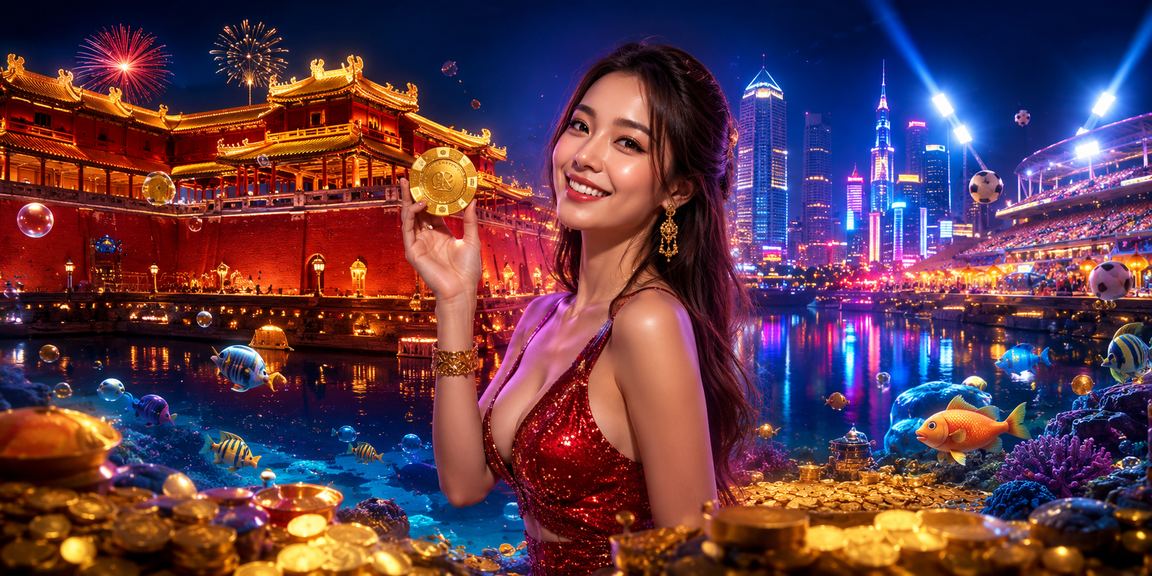 Không gian cá cược sôi động về đêm tại Huế với ánh đèn neon rực rỡ